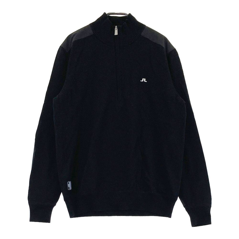 サイズ：L J.LINDEBERG ジェイリンドバーグ 裏地付 ハーフジップ