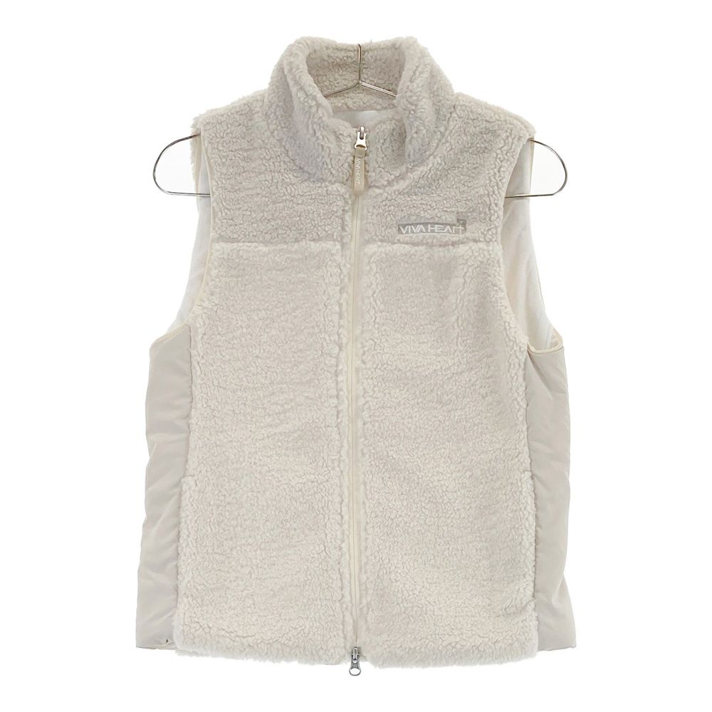 ★新品★サイズ40 VIVA HEART 防寒ベスト　ビバハート サイズ：40 VIVA HEART ビバハート ; ボア切替 中綿 ジップベスト