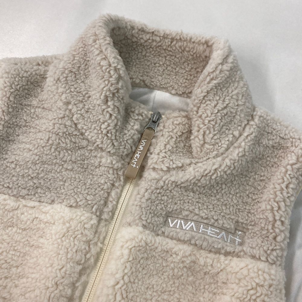 サイズ：40 VIVA HEART ビバハート ; ボア切替 中綿 ジップベスト