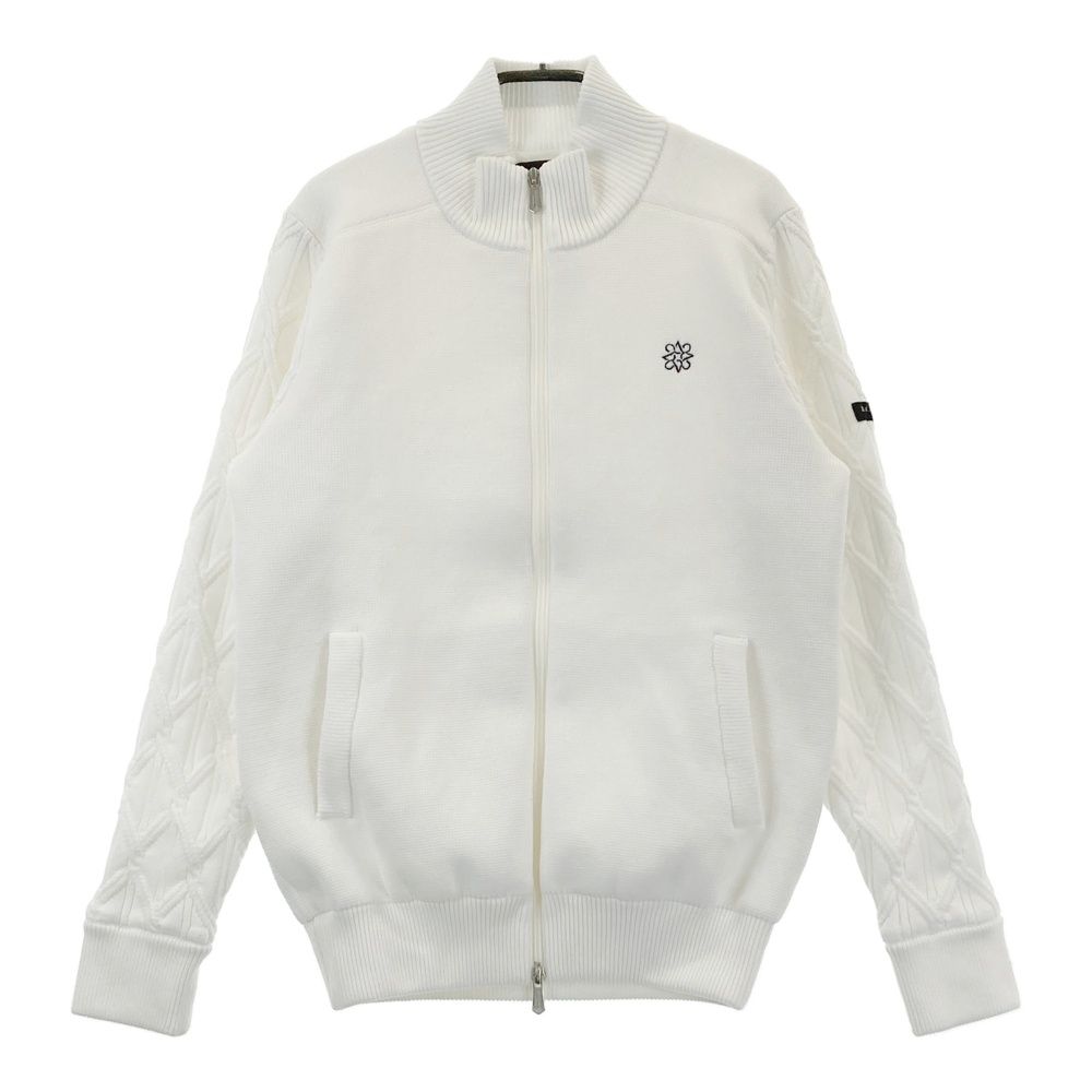 サイズ：M ST ANDREWS セントアンドリュース 裏地付ニットジャケット