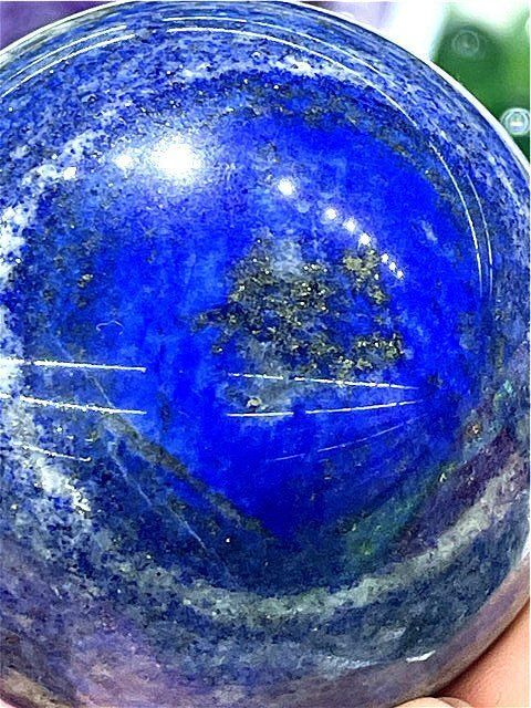 ◇AAA級天然ラピスラズリ丸玉B1128/YS/C172/100A - メルカリ