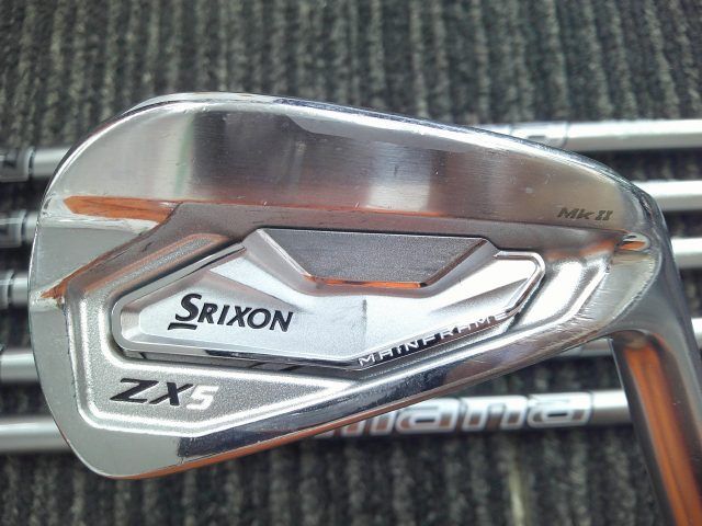 中古 アイアンセット ダンロップ スリクソンZX5 Mk II/Diamana ZX II