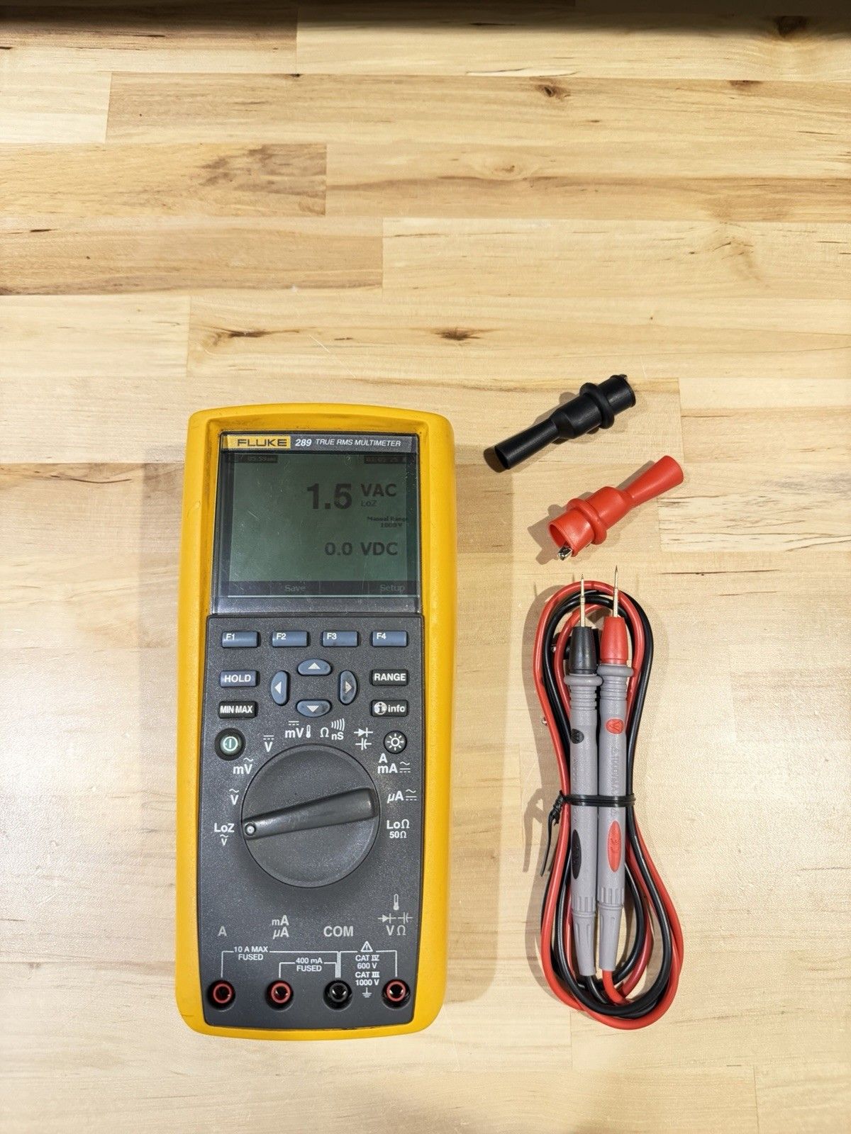 FLUKE 289 TRUE RMS DIGITAL W LEADS CLIPS 2025 その他 計測 検査 DIY 工具