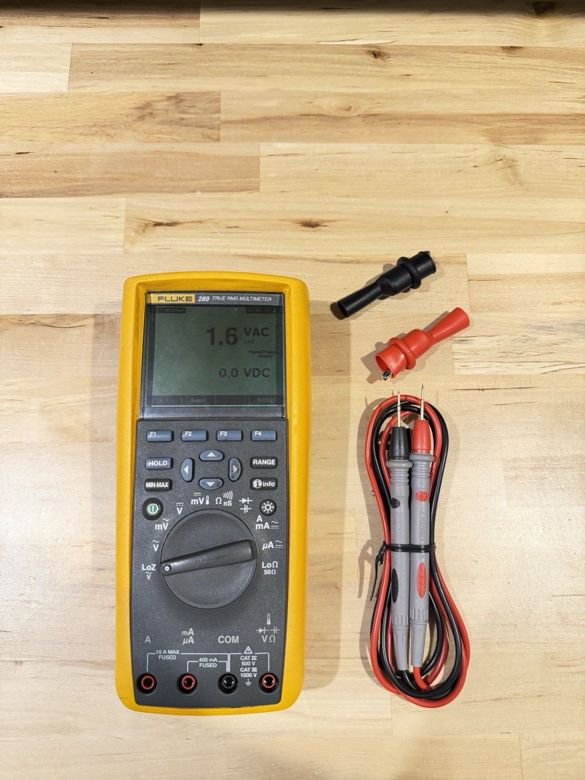FLUKE 289 TRUE RMS DIGITAL W LEADS CLIPS 2025