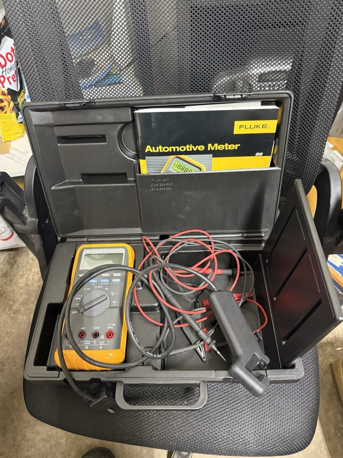 Fluke 88 Automotive Multimeter Combo Kit Hard Case