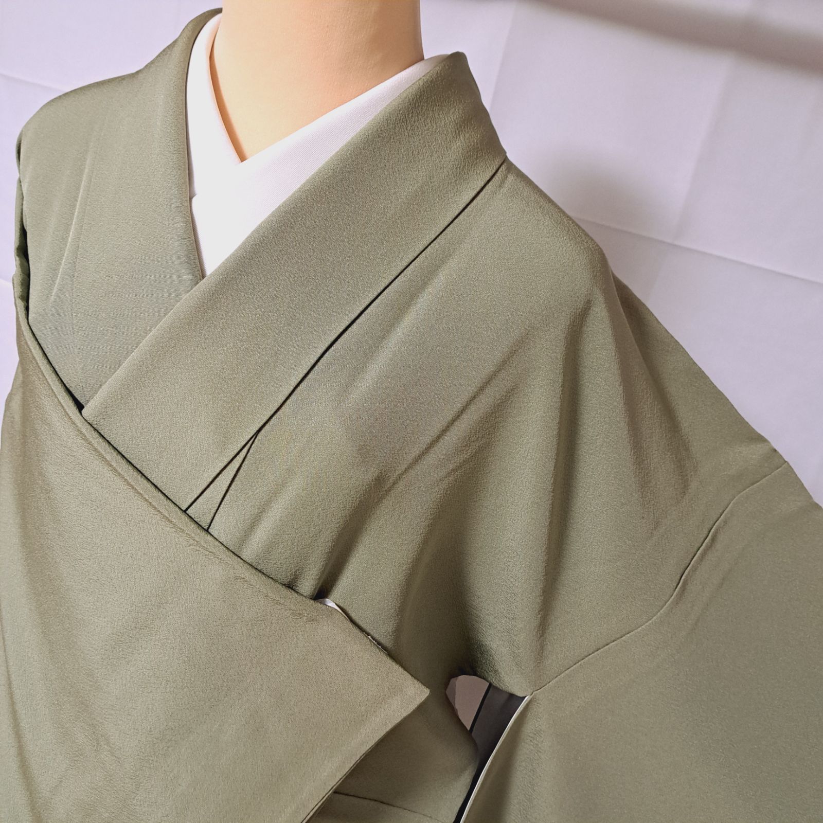 一つ紋・色無地】裄69 身丈170 袖48.5 トールサイズ＆L～LL相当の身幅