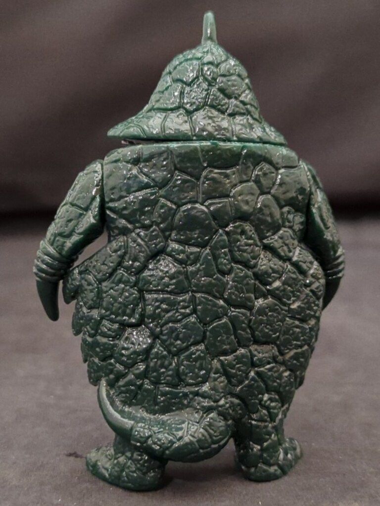 バンダイ 怪獣くんミニソフビ ベムスター(緑成型/メタ紫塗装)