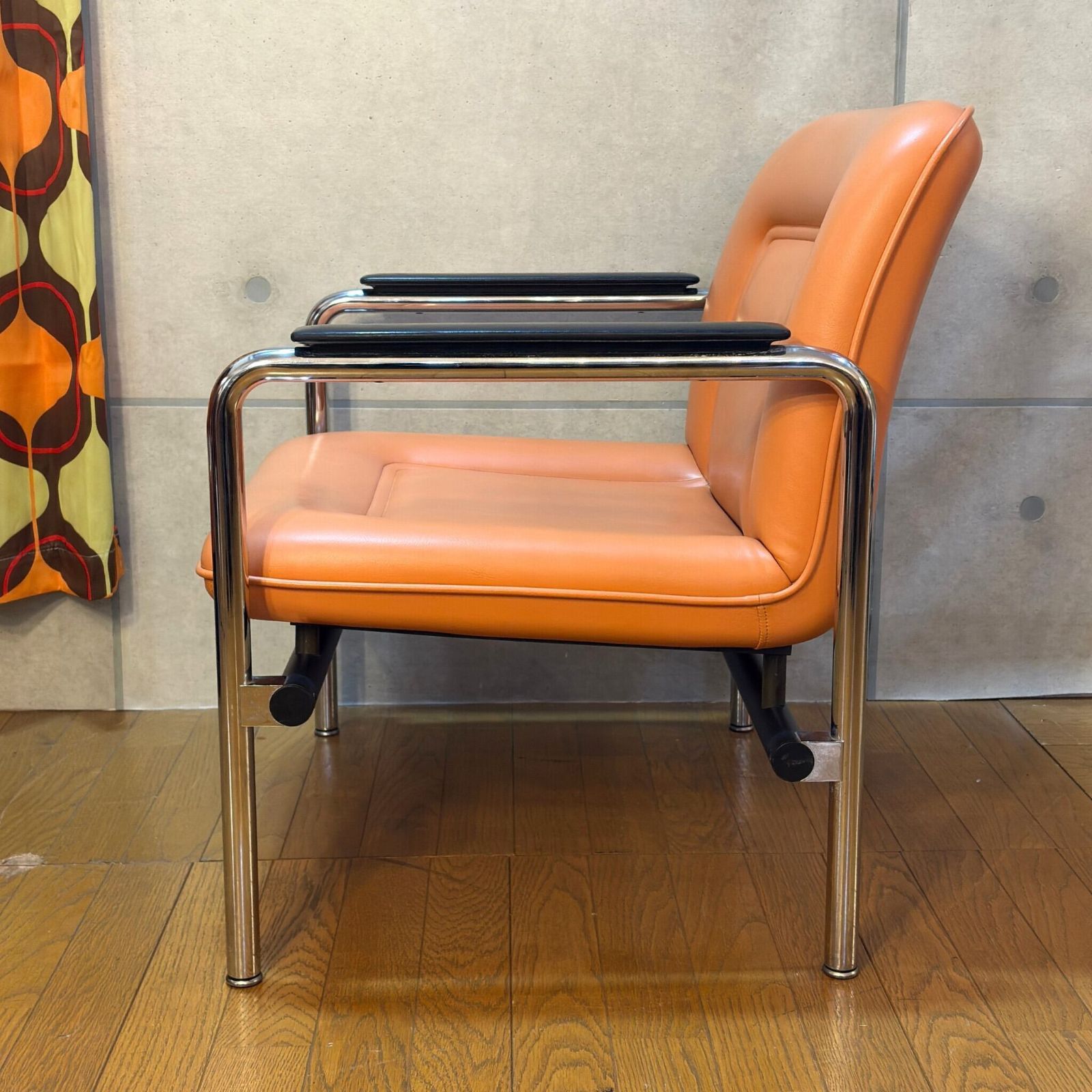USED】HOUTOKU Lounge Chair DFB10 (Orange) / ホウトク ラウンジ