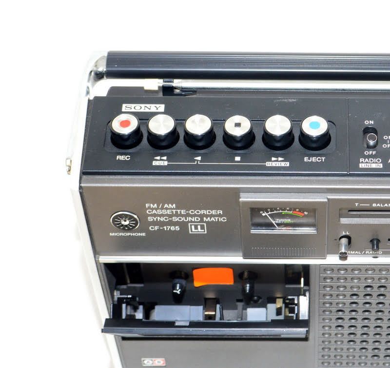 動作美品☆ SONY CF-1765 カセット動作 ラジオ受信OK ラジカセ - メルカリ