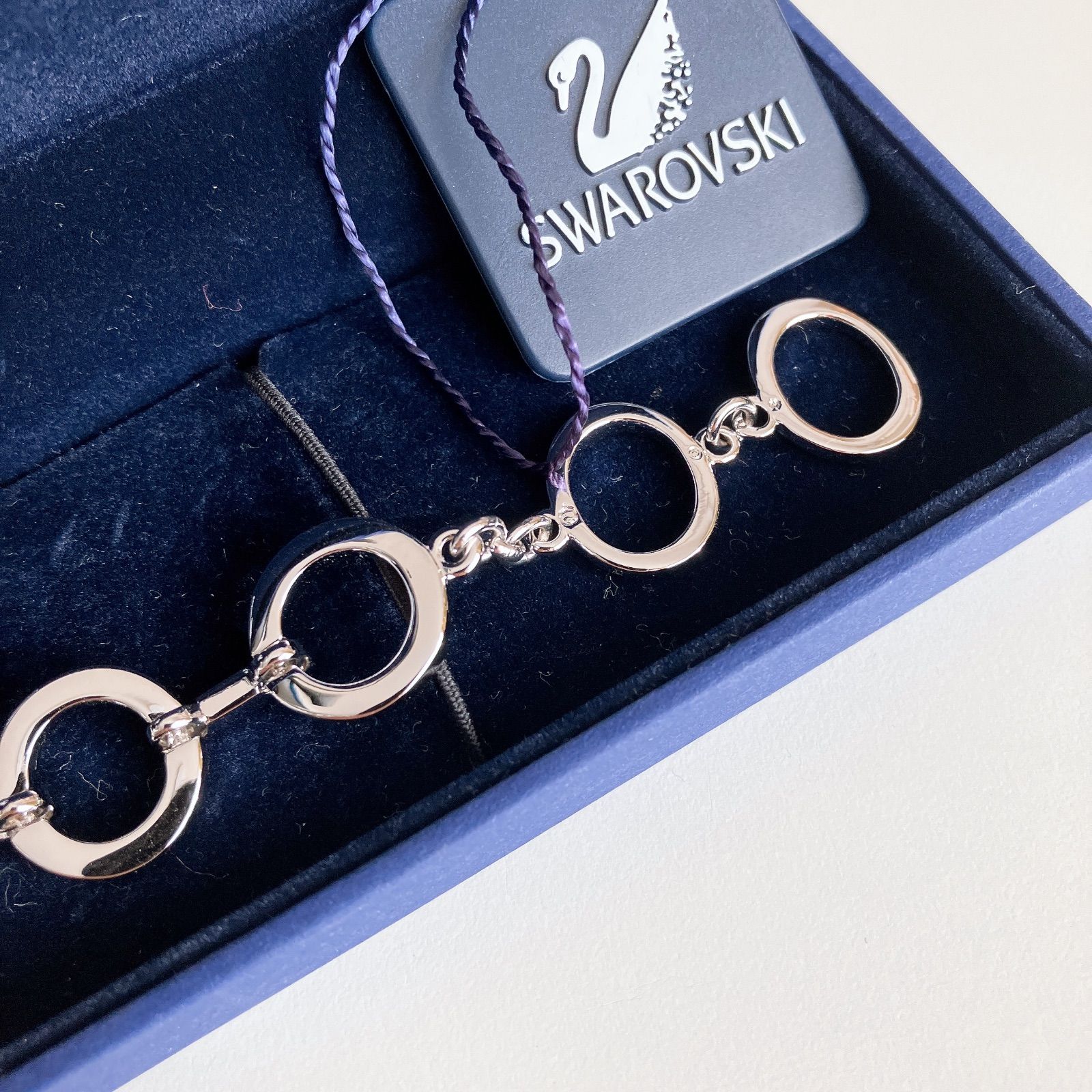 箱付き》 SWAROVSKI スワロフスキー ブレスレット シルバー - メルカリ