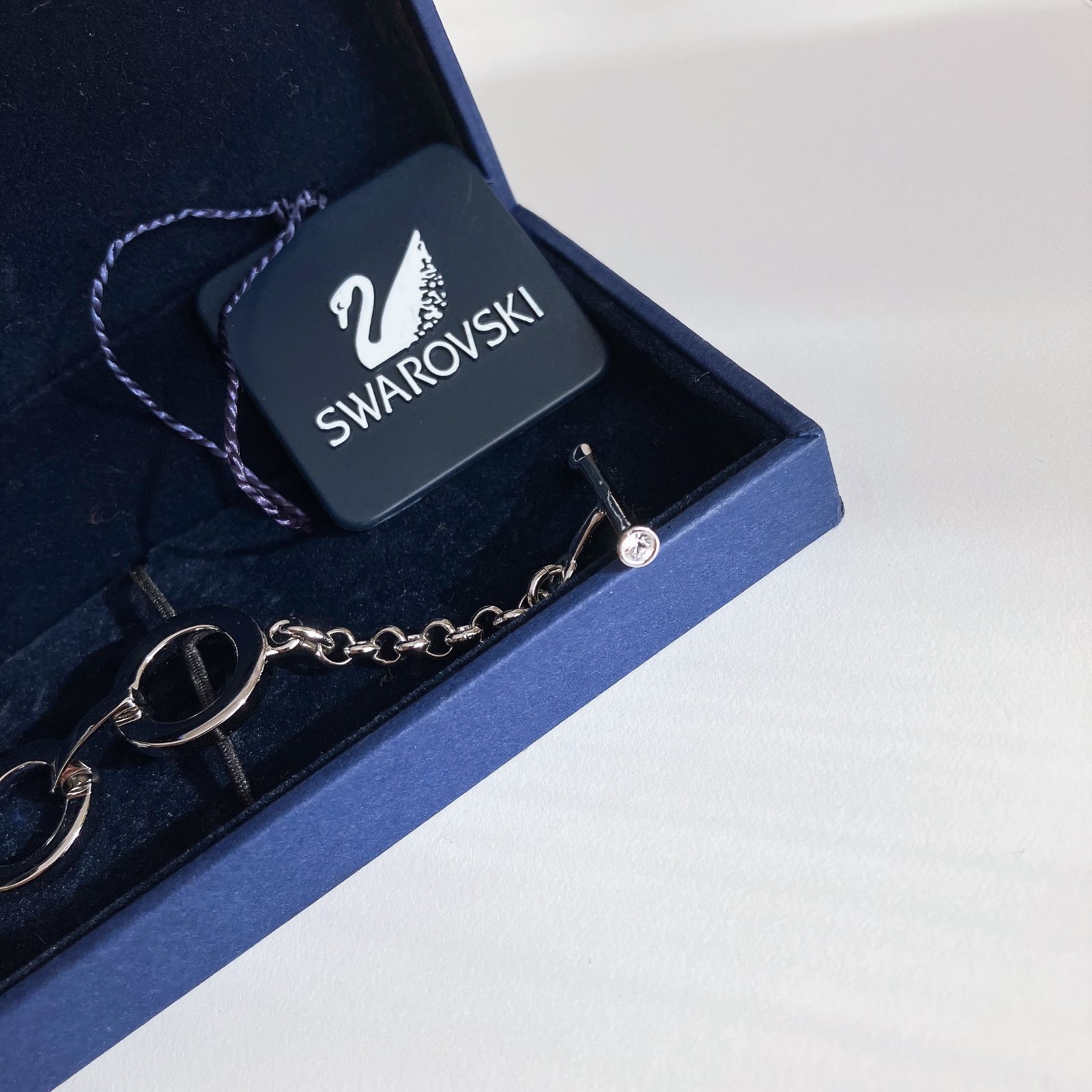 箱付き》 SWAROVSKI スワロフスキー ブレスレット シルバー - メルカリ