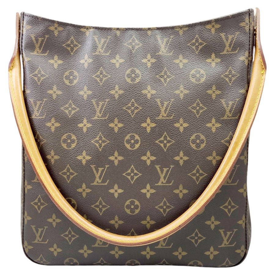 【中古】LOUIS VUITTON ルイ ヴィトン ルーピングGM モノグラム M51145 MI0030 2000年製 ショルダーバッグ レディース バッグ ハンドバッグ　鞄　レザー　キャンバス ヴィンテージ 　縦長　肩掛け 【ブランドギャラリー東心斎橋店】 中古】LOUIS VUITTON ルイ ヴィトン ルーピングGM モノグラム M51145