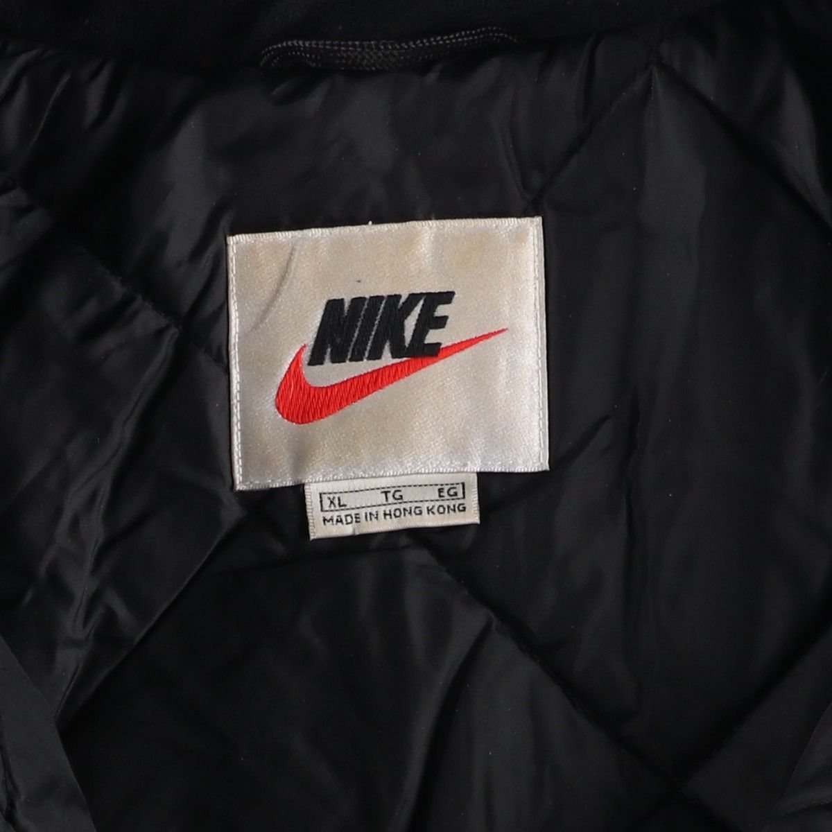 古着 90年代 ナイキ NIKE 中綿入り ハーフジップ ナイロンプルオーバー