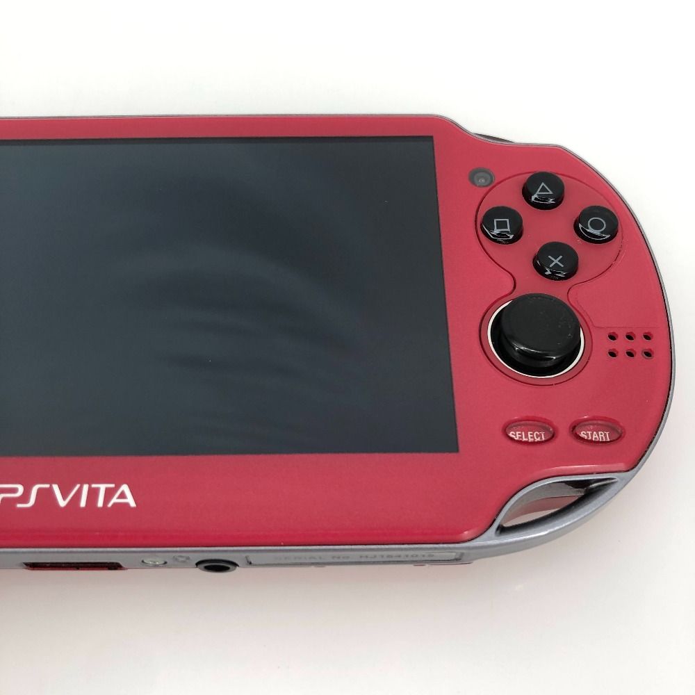  05 w 17955 T PSVITA PlayStation VITA 本体 箱あり PCH 1000 コズミックレッド メモカ4 GB ＊ あり 品 本体 PS Vita(ヴィータ)
