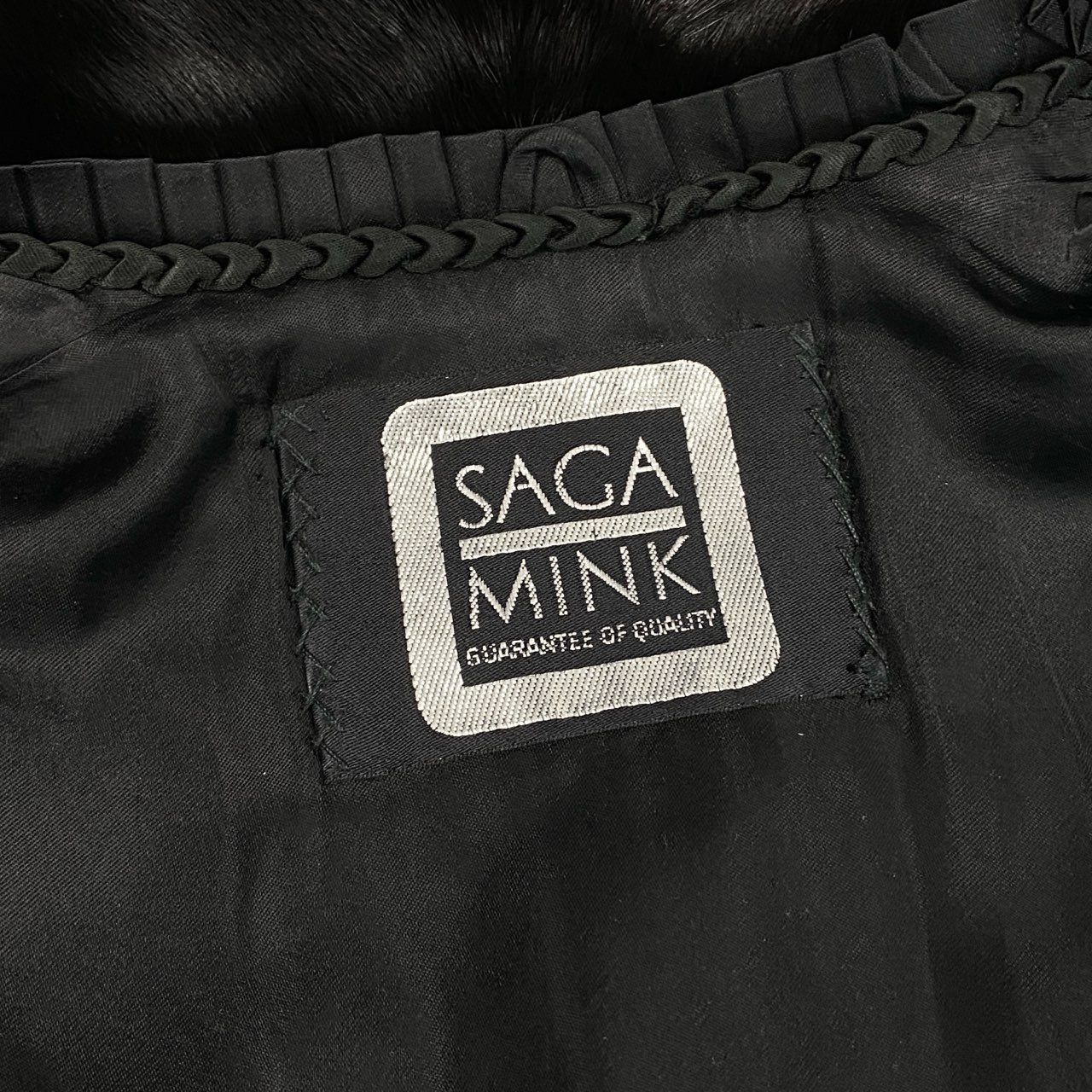 36a16 SAGA MINK サガミンク 銀サガ ダークミンク ファーコート サイズ