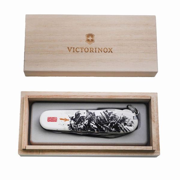  ビクトリノックス ナイフ 戦国墨絵クライマー 明智光秀 VICTORINOX 桐箱入り モデル 戦国武将 おしゃれ雑貨 アウトドア キャンプ 釣り 防災グッズ ナイフ ツール アウトドア