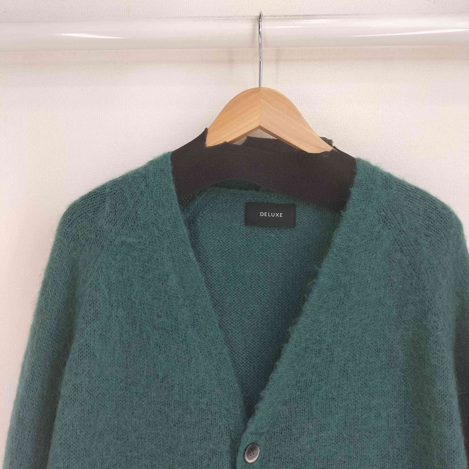 デラックス DELUXE 22AW SWEETJANE モヘアカーディガン メンズ import 