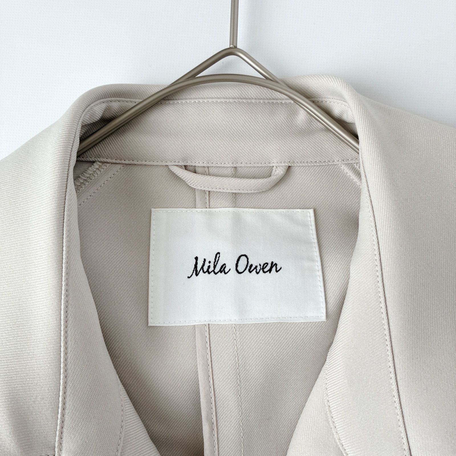 美品 2025✨ / タグ付/ Mila Owen ミラオーウェン / 共ベルト付 肩章