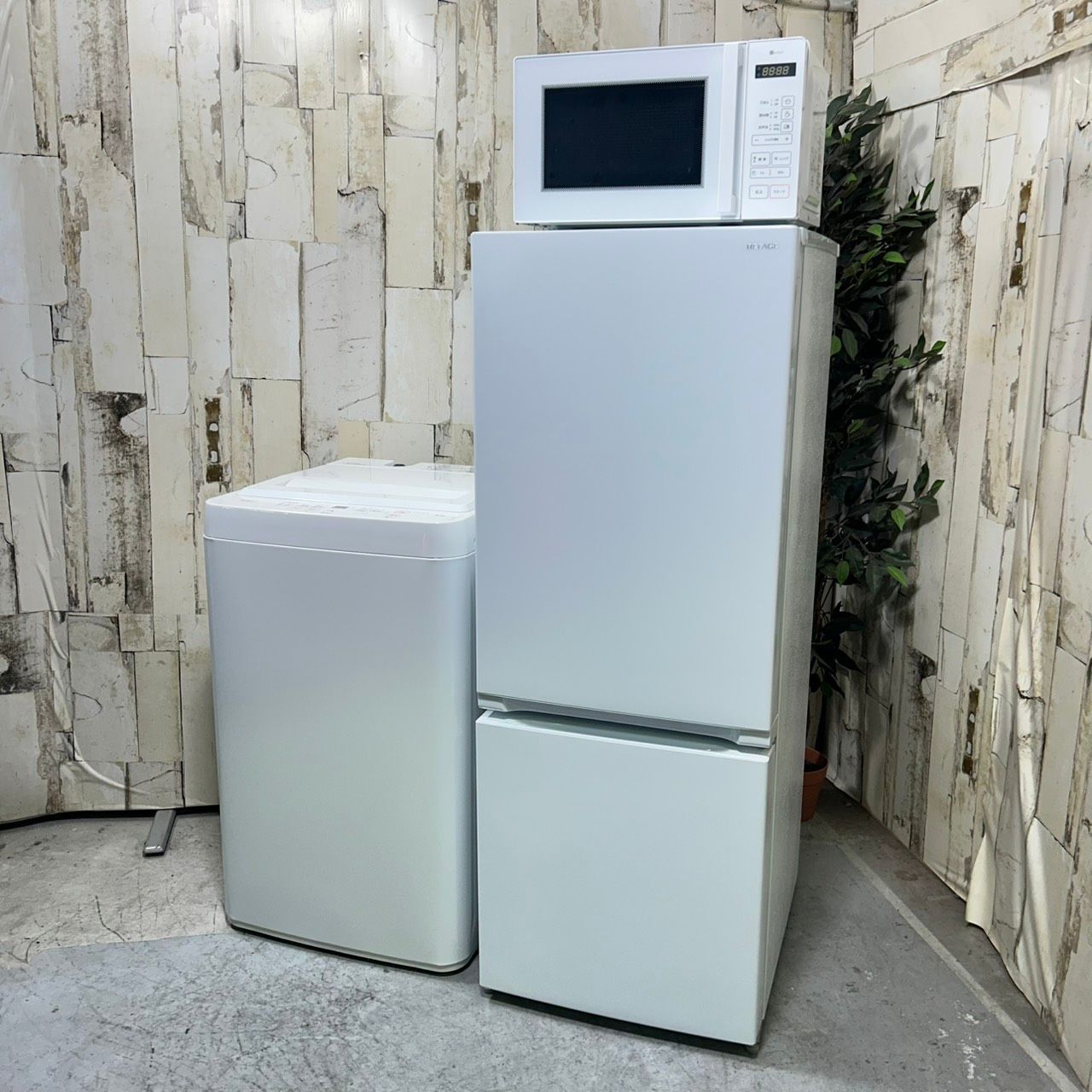 2023-2025年製】美品 冷蔵庫 洗濯機 電子レンジ 3点セット ヤマダ YRZ