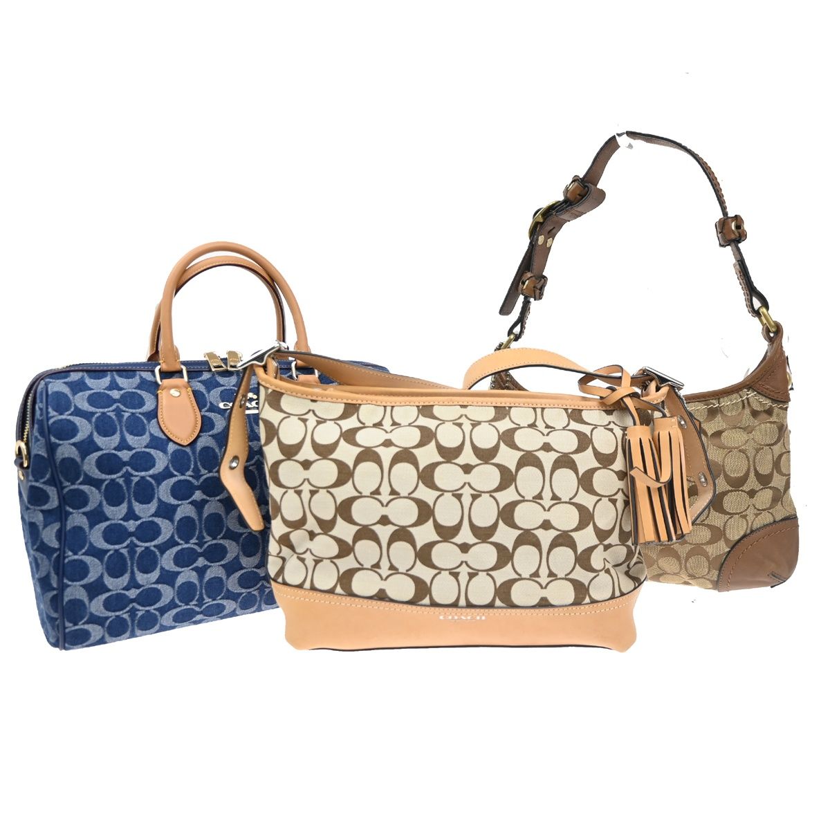 COACH コーチ バッグ 3個セット ハンドバッグ ショルダーバッグ デニム 