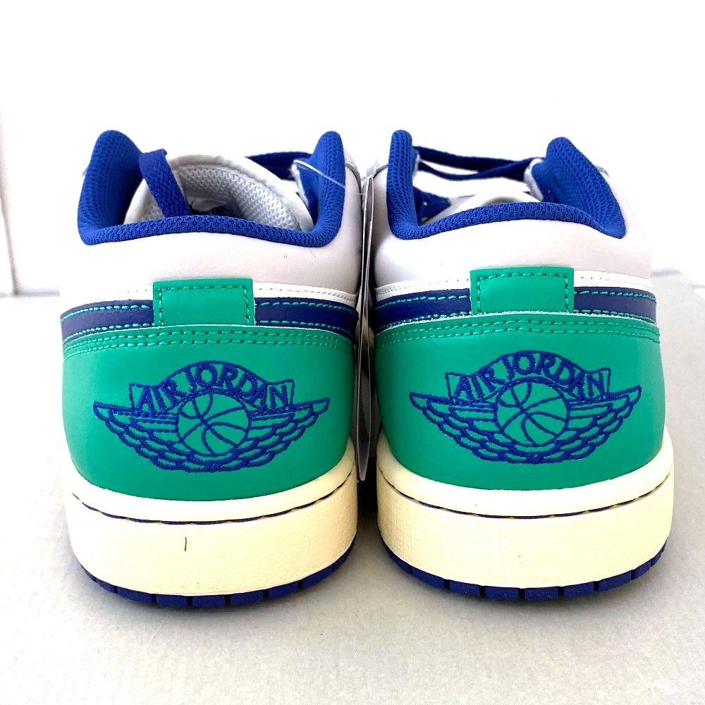 03w23495【タグ/箱付き美品】Nike Air Jordan 1 Low Seahawks ナイキ 
