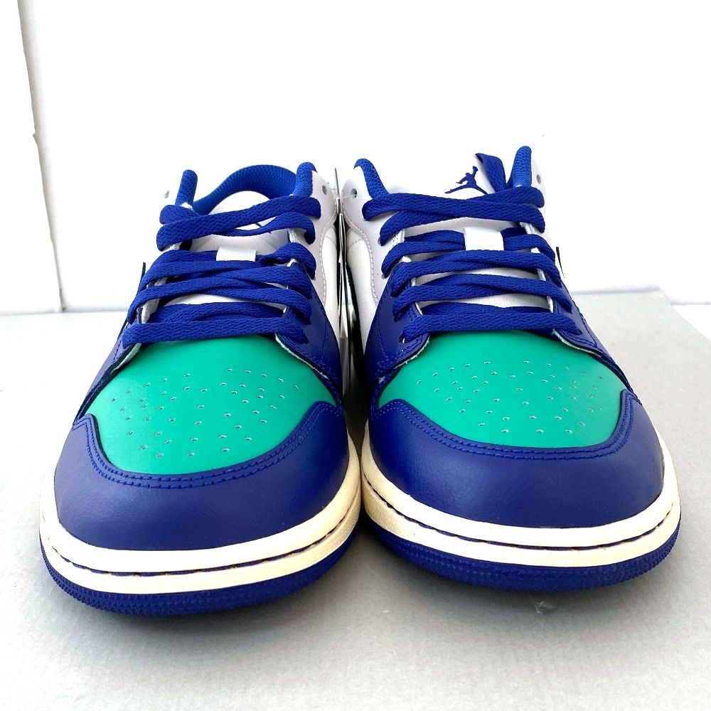 03w23495【タグ/箱付き美品】Nike Air Jordan 1 Low Seahawks ナイキ 