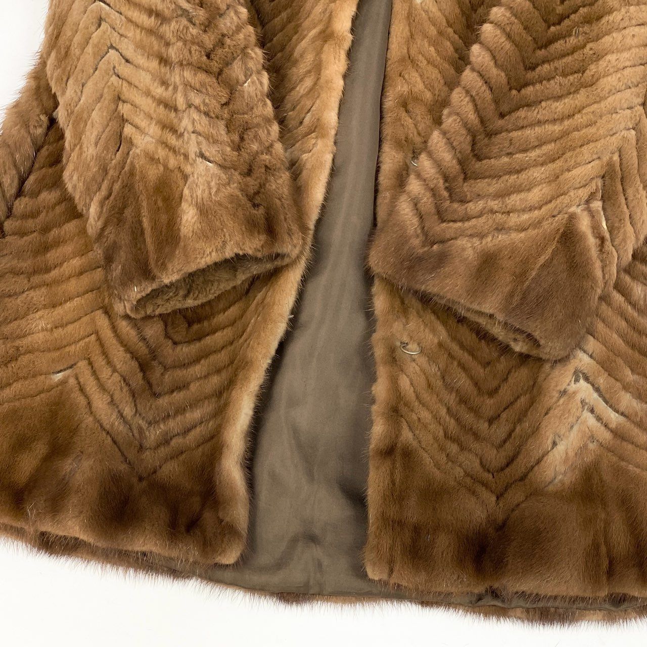 36a16 ROTINY ロティニー パステルミンク ミンクコート 毛皮コート 9