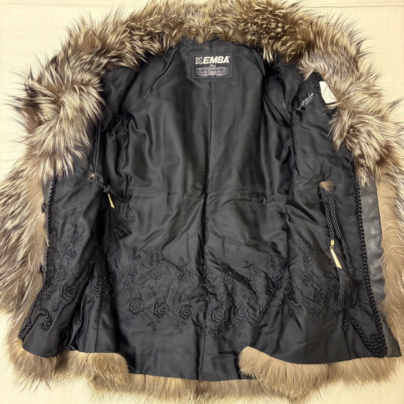 EMBA リアル　フォックスファーコート EMBA フォックスファーコート 毛皮 リアルファー C2601164 - メルカリ