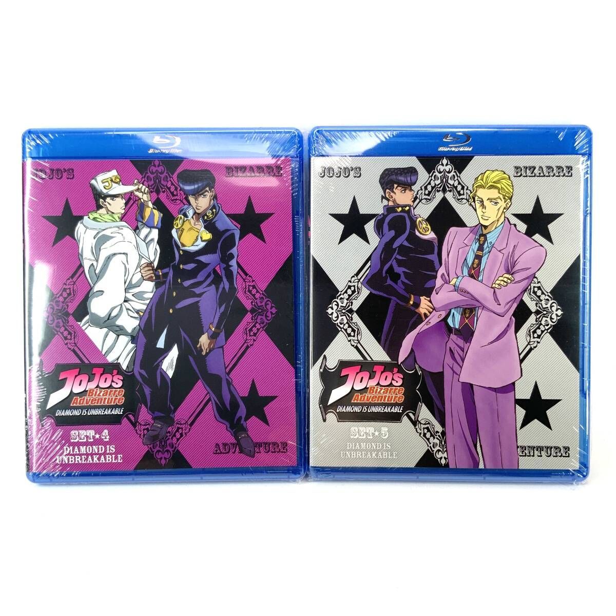 ジョジョの奇妙な冒険Blu-ray セット1 北米版 匿名配送】ジョジョの奇妙な冒険 第4部 全話セット 北米版 ブルーレイ
