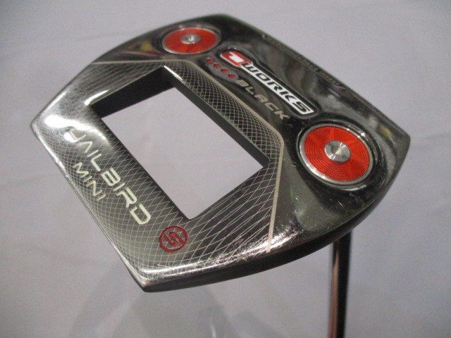 パター オデッセイ O-WORKS BLACK JAILBIRD MINI S/オリジナルスチール