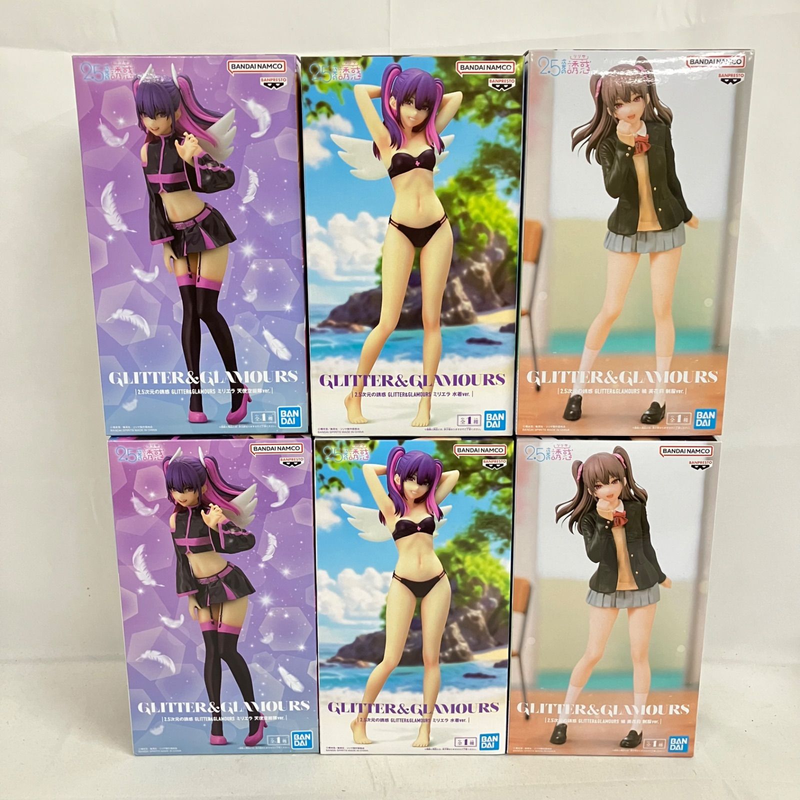 未開封 2.5次元の誘惑 GLITTER&GLAMOURS フィギュア 6個セット SF1372