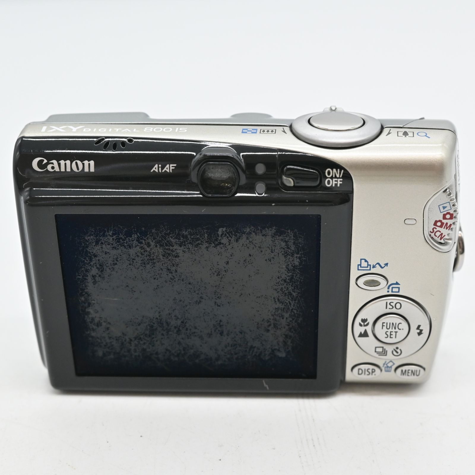 難有品】Canon デジタルカメラ IXY (イクシ) DIGITAL 800 IS シルバー
