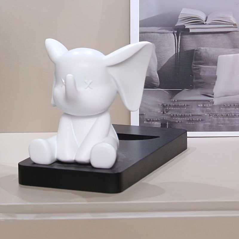  ワインホルダー ワインラック 座っているゾウ ぞう 黒 白 2種類 可愛い 樹脂 ワインスタンド おしゃれ ワインボトルラック ワイン棚 インテリア モダン ワイン シャンパン ボトル スタンド ディスプレイ 引越し祝い その他 キッチン 食器