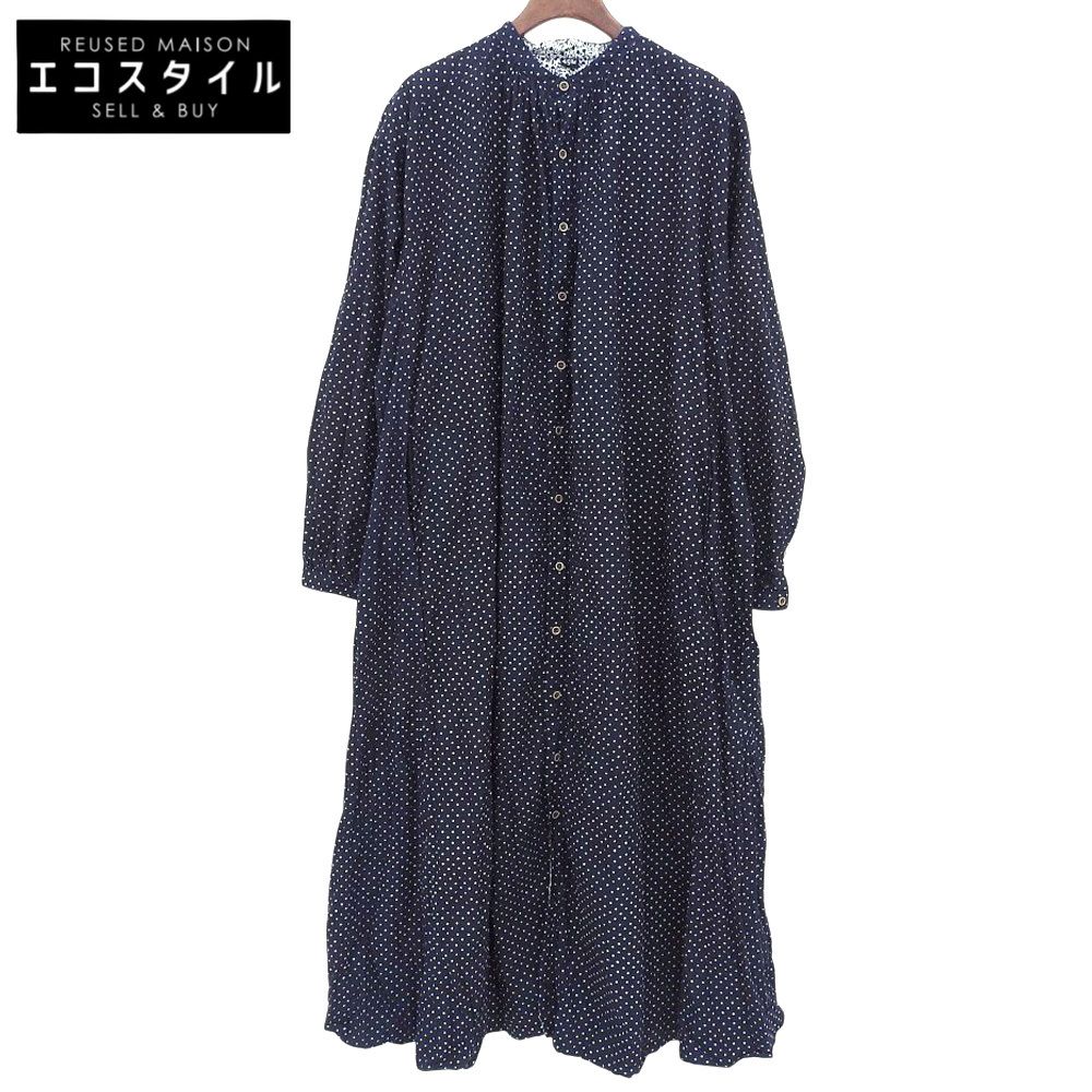 45R フォーティファイブ アール ドットプリントのドレス シャツ