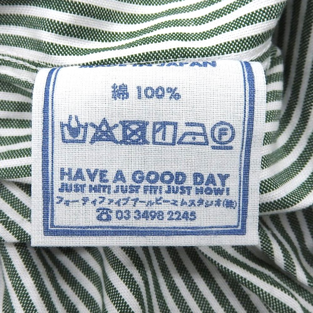 45R フォーティファイブ アール 美品 スーピマオックスのMシャツドレス  