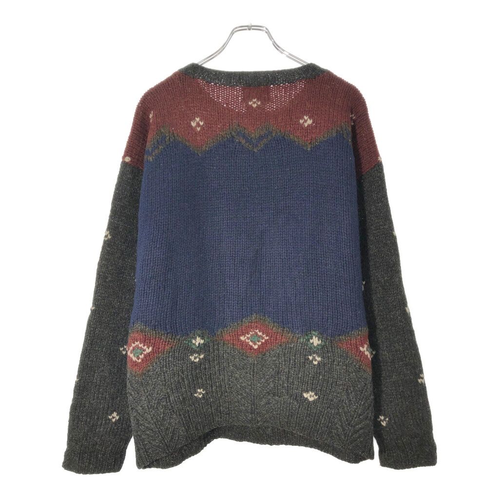 90年代 WOOLRICH ウールリッチ ウールニットセーター アニマル柄