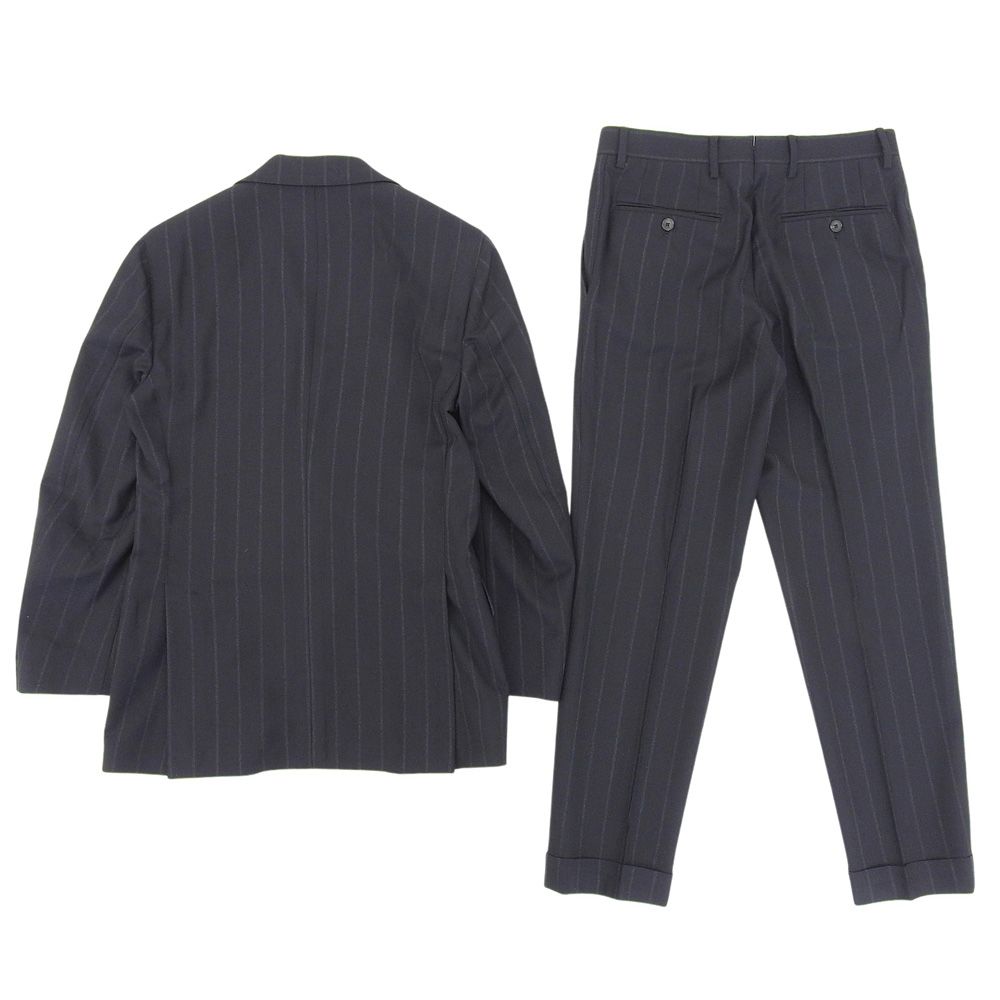 LARDINI ラルディーニ 美品 ウール ストライプ スーツ セットアップ