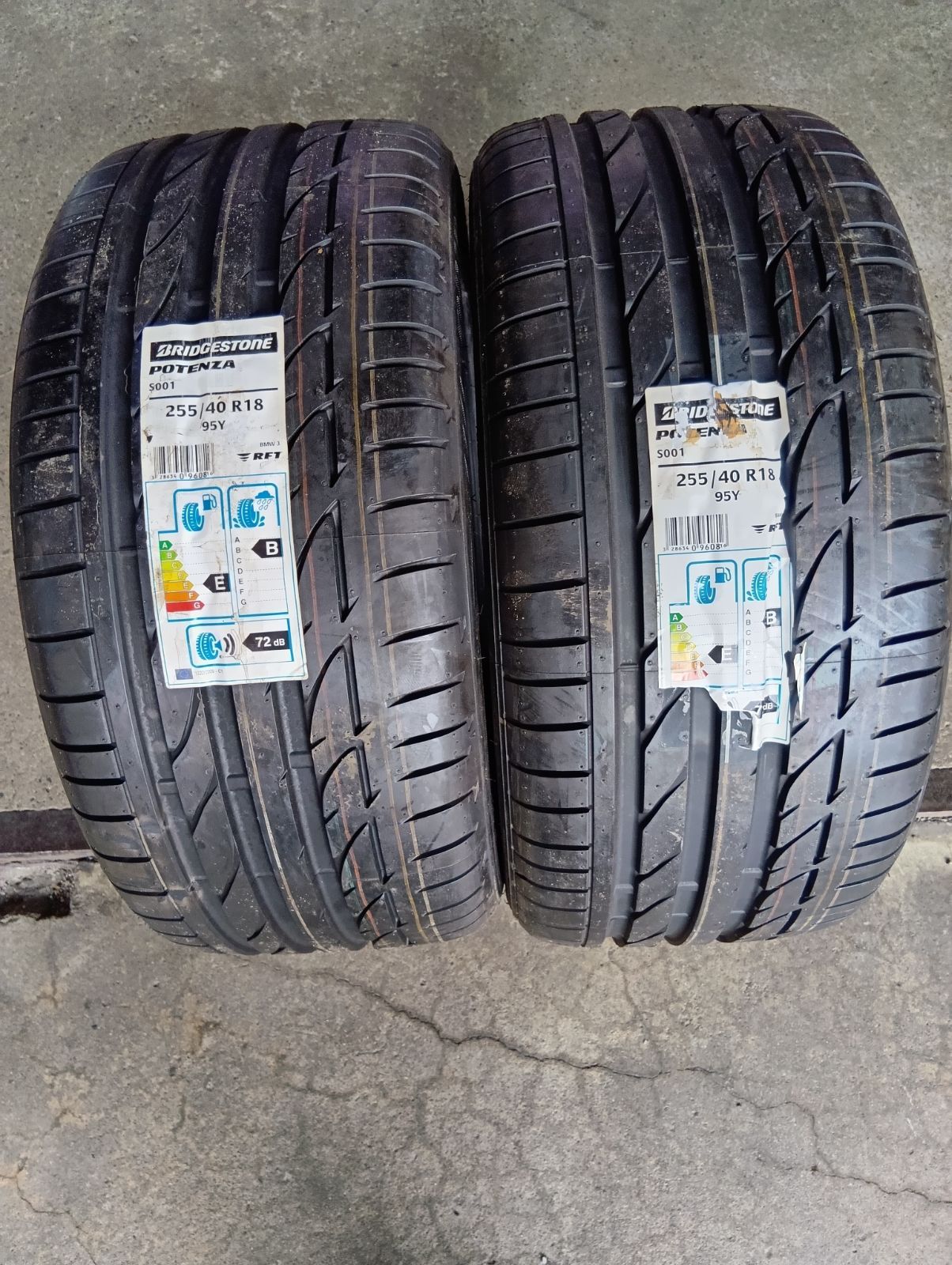 【送料無料】ブリヂストン　ポテンザS001 245/40R18 中古2本 ブリヂストン製ポテンザS001 245/40R18 2本セット中古 1