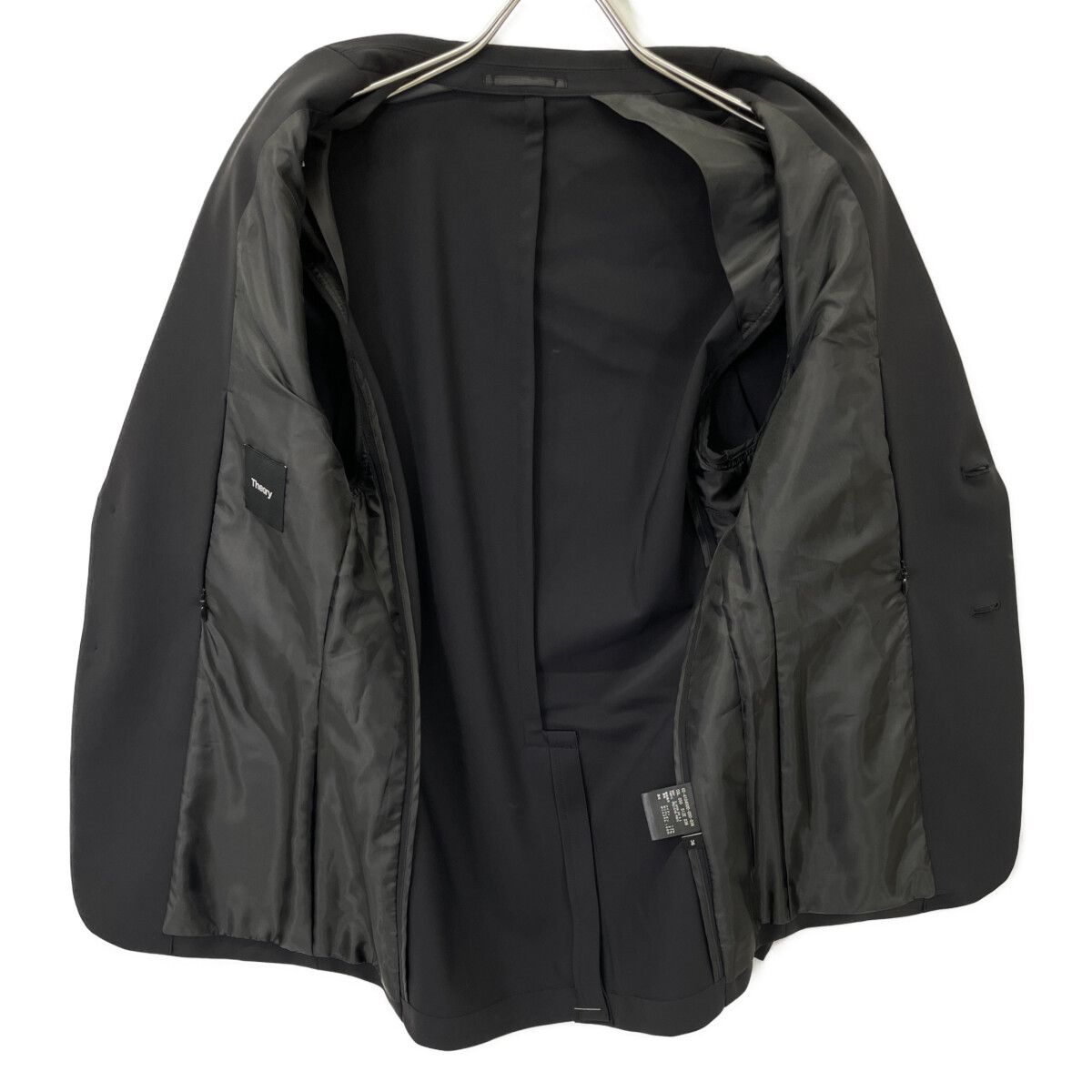 Theory セオリー ﾌﾞﾗｯｸ Precision Ponte ﾌﾞﾚｻﾞｰ/ﾊﾟﾝﾂ ｾｯﾄｱｯﾌﾟ