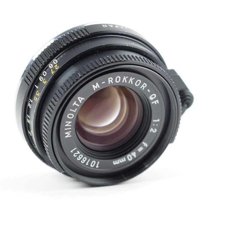 MINOLTA ミノルタ M-ROKKOR-QF 40mm F2 ロッコール ライカ Mマウント