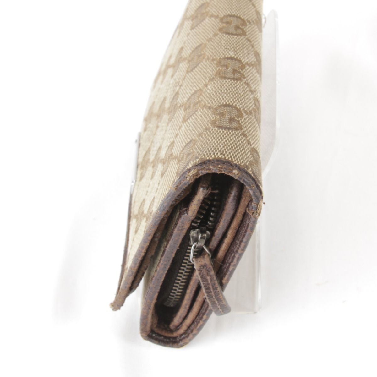 USED』GUCCI【グッチ】 154258・0416 二つ折り財布 GGキャンバス