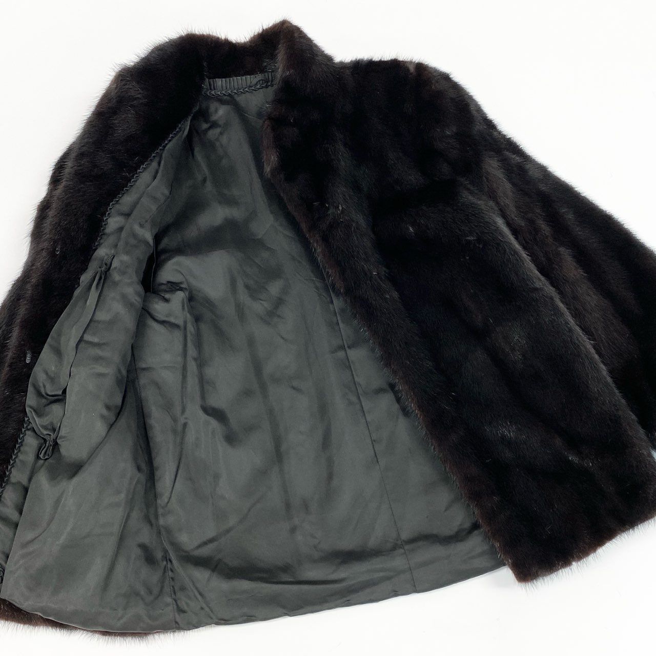 36a16 SAGA MINK サガミンク 銀サガ ダークミンク ミンクコート 毛皮