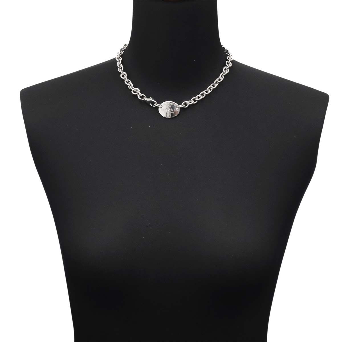 ティファニー TIFFANY&Co. リターントゥ ネックレス 39cm シルバー 925