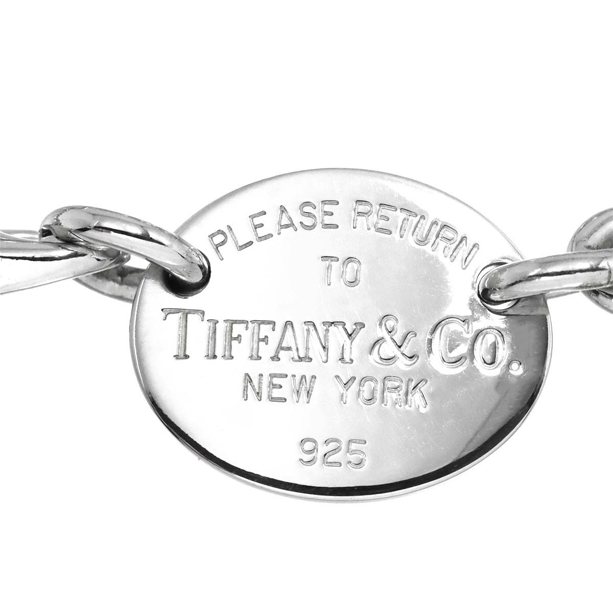 ティファニー TIFFANY&Co. リターントゥ ネックレス 39cm シルバー 925