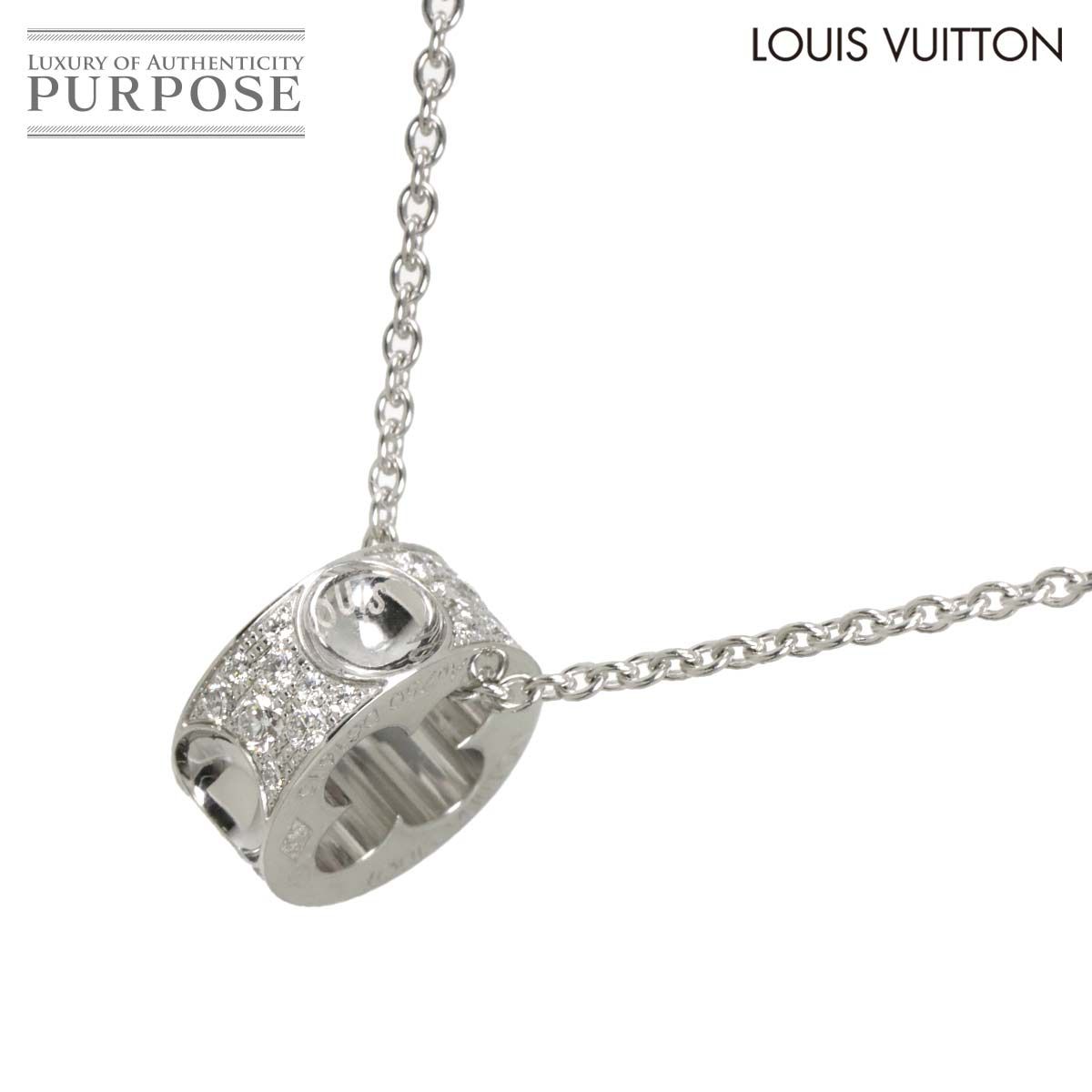 ルイ ヴィトン LOUIS VUITTON パンダンティフ アンプラント ダイヤ 