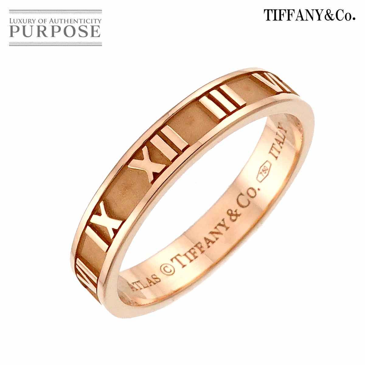 ティファニー TIFFANY&CO. アトラス 18.5号 リング K18 PG ピンク