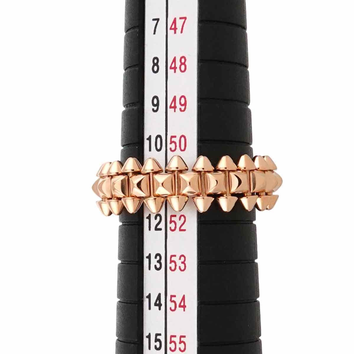 カルティエ Cartier クラッシュ ドゥ スモール SM #51 リング K18 PG 