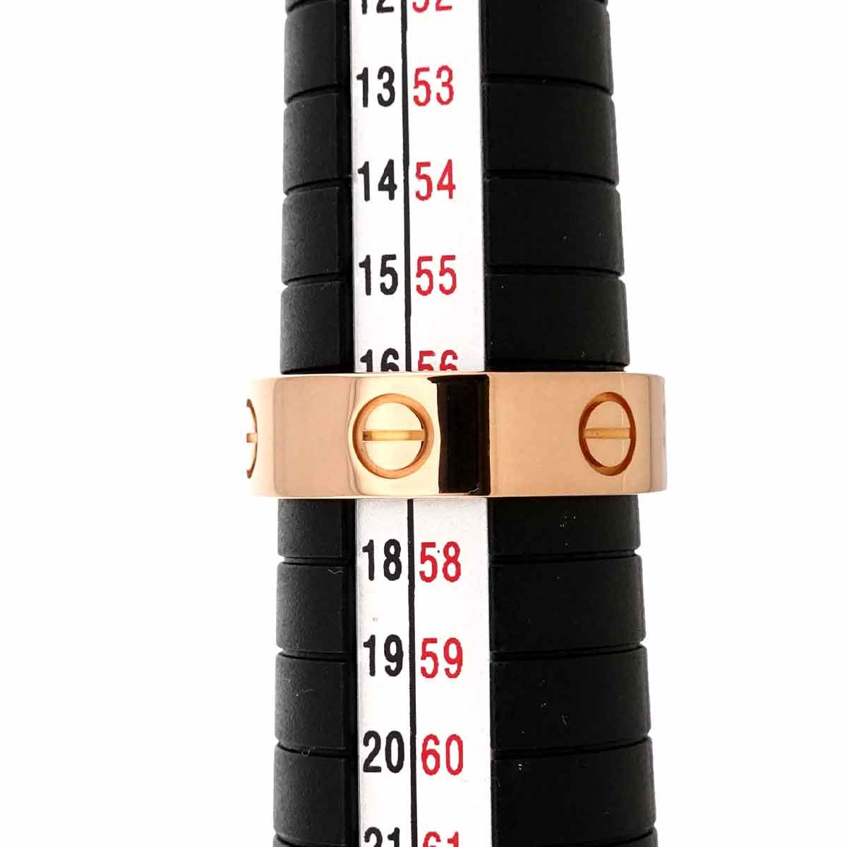 カルティエ Cartier ラブ #57 リング K18 PG ピンクゴールド 750 指輪