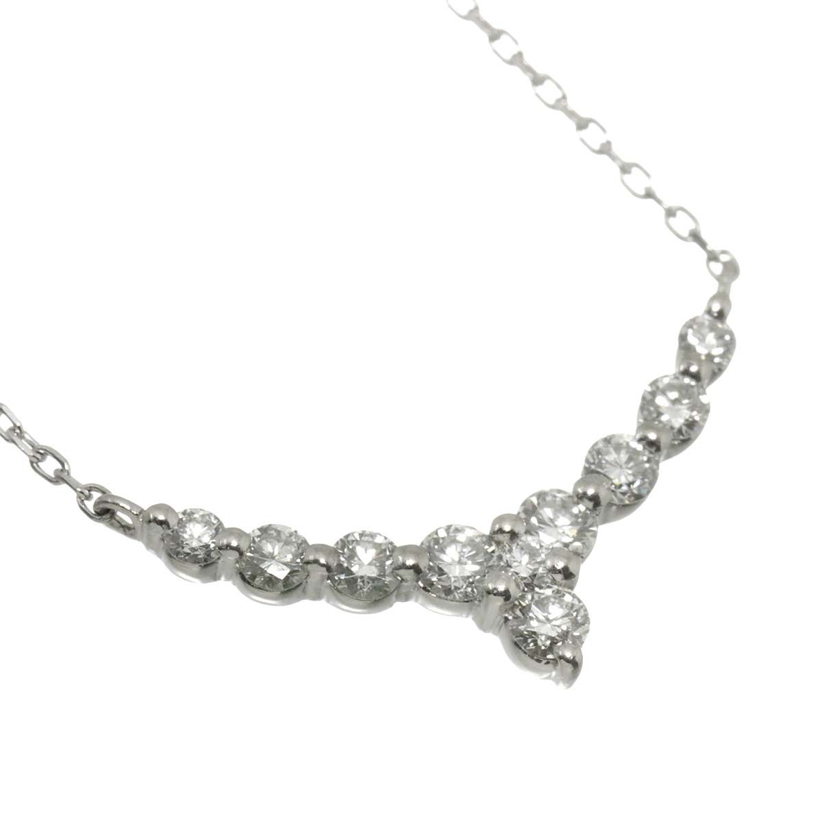 ヴァンドーム青山 Vendome Aoyama ダイヤ 0.36ct ネックレス 43cm Pt 