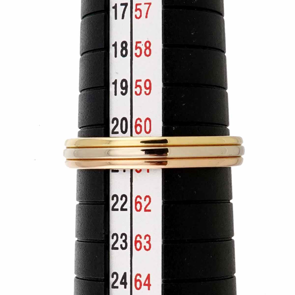 カルティエ Cartier ヴァンドーム #61 リング K18 YG WG PG スリー